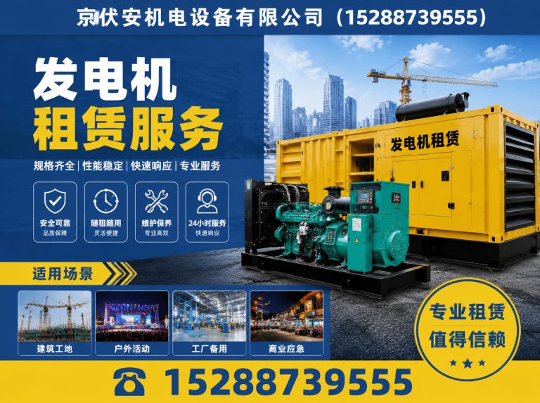 安康静音发电车租赁展示图